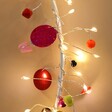 Close Up of Folklore Decorative Light Up Wreath
